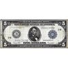 Image 1 : 1914 $5 Federal Reserve Note New York