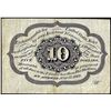 Image 2 : July 17, 1862 First Issue Ten Cents Fractional Currency Note