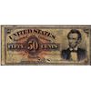 Image 1 : March 3, 1863 Fifty Cent Fourth Issue Lincoln Fractional Note