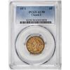 1873 Closed 3 $5 Liberty Head Half Eagle Gold Coin PCGS AU50