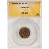 1908-S Indian Head Cent Coin ANACS EF40