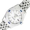 Image 3 : Rolex Ladies Stainless Steel White Index Sapphire and Diamond Datejust Wristwatch