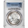 1891 $1 Morgan Silver Dollar Coin PCGS MS63