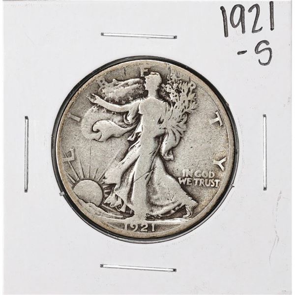 1921-S Walking Liberty Half Dollar Coin