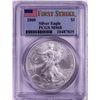 Image 1 : 2000 $1 American Silver Eagle Coin PCGS MS68 First Strike