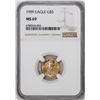 Image 1 : 1999 $5 American Gold Eagle Coin NGC MS69