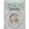 Image 1 : 1935 Texas Commemorative Half Dollar Coin PCGS MS65 Old Green Holder