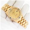 Image 3 : Rolex Mens 18K Yellow Gold Sapphire and Diamond Day Date President Wristwatch