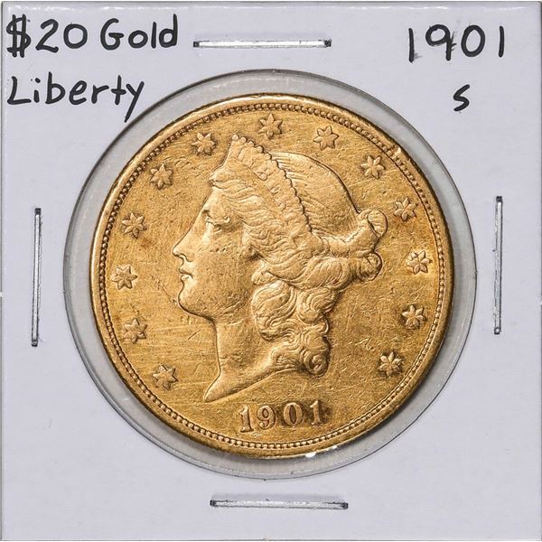 1901-S $20 Liberty Head Double Eagle Gold Coin