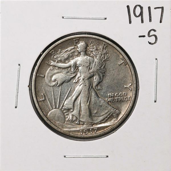 1917-S Reverse Walking Liberty Half Dollar Coin