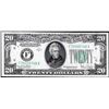 Image 1 : 1934D $20 Federal Reserve Note Atlanta