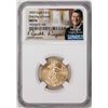 Image 1 : 2020 $10 American Gold Eagle Coin NGC MS70 FDOI Reagan Legacy Series Signature