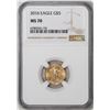 Image 1 : 2016 $5 American Gold Eagle Coin NGC MS70