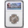 Image 1 : 2016-P Harpers Ferry Quarter Coin Mint Error - Double Curved Clip NGC MS65