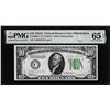 Image 1 : 1934A $10 Federal Reserve Note Philadelphia Fr. 2006-C PMG Gem Uncirculated 65EPQ