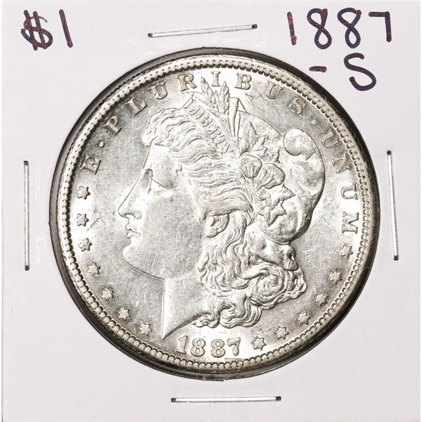 1887-S $1 Morgan Silver Dollar Coin