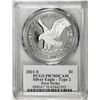 Image 2 : 2021-S Type 2 $1 American Silver Eagle Coin PCGS PR70DCAM Emily Damstra Signature FS