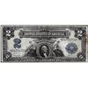 Image 1 : 1899 $2 Mini Porthole Silver Certificate Note