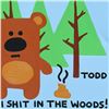 Image 3 : Todd Goldman "Shit In the Woods" Original Acrylic on Canvas