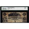 Image 1 : 1857 $10 The Citizens Bank of Gosport Obsolete Note Legacy Fine 12