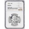 Image 1 : 1953 Proof Franklin Half Dollar Coin NGC PF67 Star