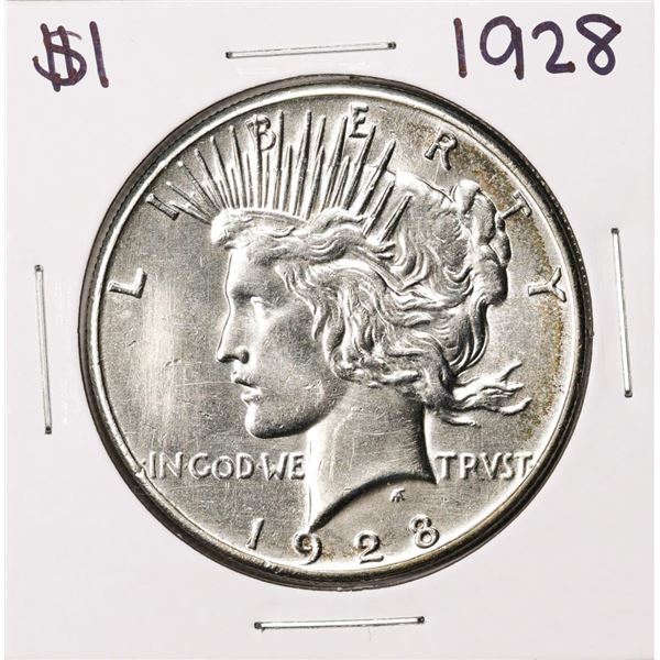 1928 $1 Peace Silver Dollar Coin