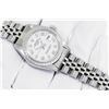 Image 4 : Rolex Ladies Stainless Steel White Oyster Perpetual Date Wristwatch