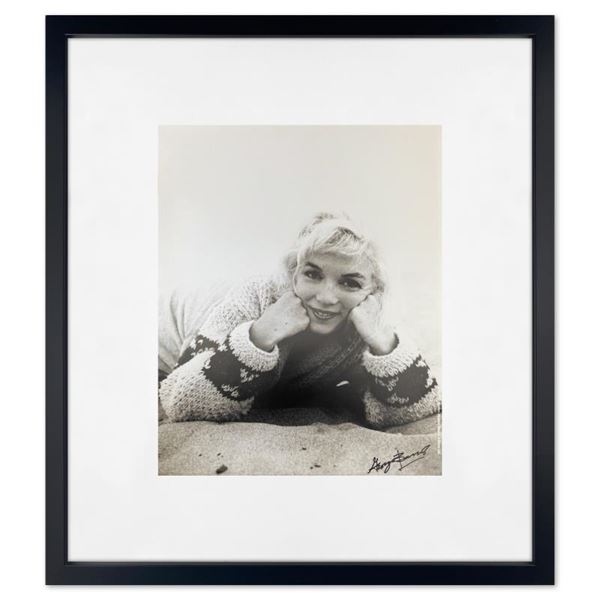 George Barris (1922-2016) "Marilyn Monroe" Original Photo On Paper