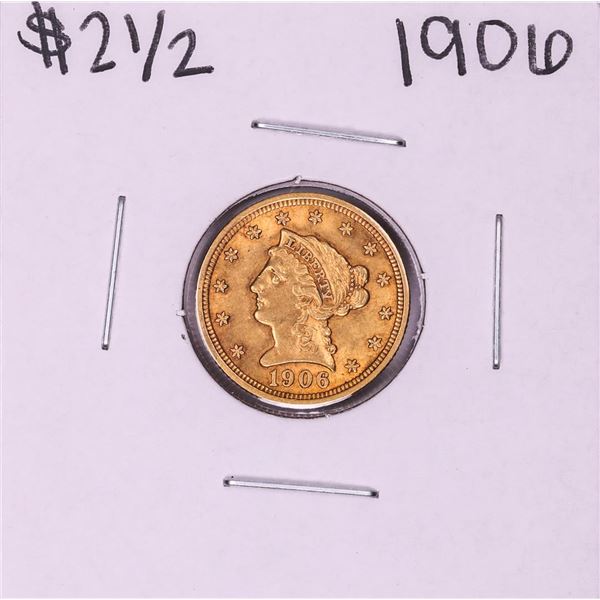 1906 $2 1/2 Liberty Head Quarter Eagle Gold Coin