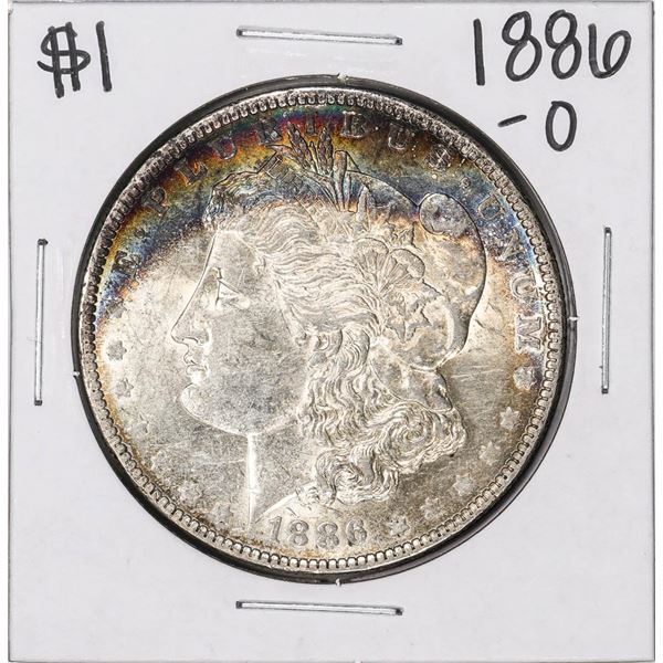 1886-O $1 Morgan Silver Dollar Coin Amazing Toning