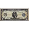Image 1 : 1914 $5 Federal Reserve Note New York