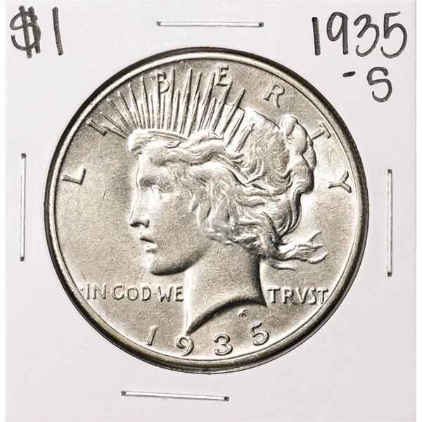 1935-S $1 Peace Silver Dollar Coin