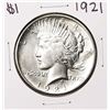 Image 1 : 1921 $1 Peace Silver Dollar Coin