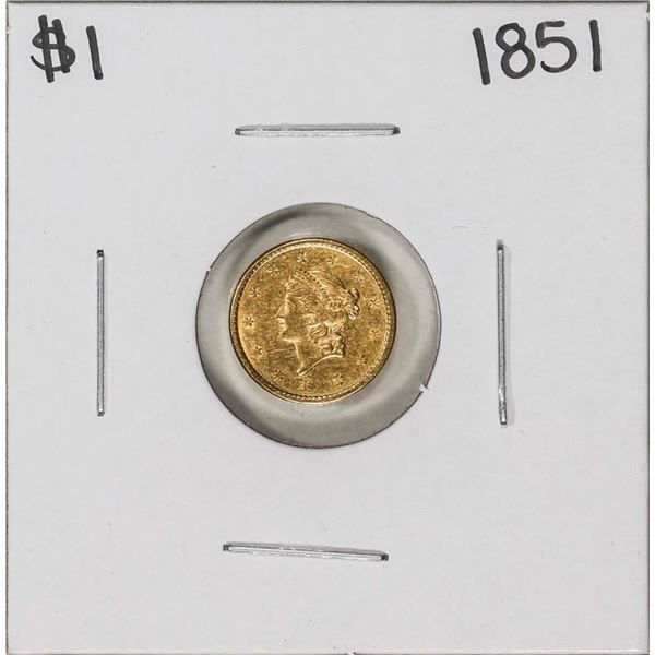 1851 $1 Type 1 Liberty Head Gold Dollar Coin