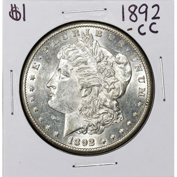 1892-CC $1 Morgan Silver Dollar Coin