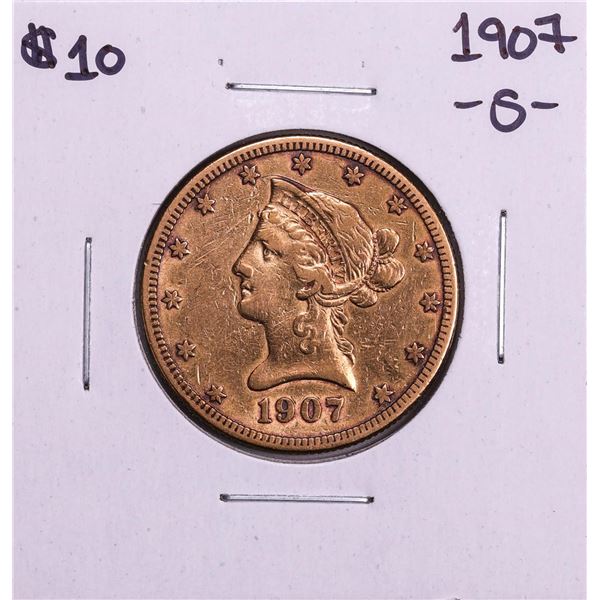 1907-S $10 Liberty Head Eagle Gold Coin