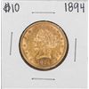 Image 1 : 1894 $10 Liberty Head Eagle Gold Coin