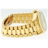 Image 4 : Rolex Mens 18K Yellow Gold Tapestry Index Diamond President Wristwatch