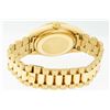 Image 7 : Rolex Mens 18K Yellow Gold Tapestry Index Diamond President Wristwatch
