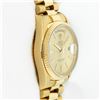 Image 9 : Rolex Mens 18K Yellow Gold Tapestry Index Diamond President Wristwatch