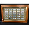 Image 1 : CUSTOM FRAMED VINTAGE CIGARETTE CARD SET