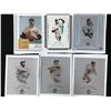 Image 1 : ALLEN AND GINTERS BASEBALL 8 X 10 PORTRAIT CARDS LOT