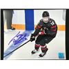 Image 1 : CONNOR BEDARD SIGNED TEAM CANADA 8 X 10 (GCG HOLO)