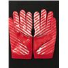 Image 2 : BUDDA BAKER DUAL SIGNED GAME USED FOOTBALL GLOVES (PHOTO MATCHED CARDINALS COA)