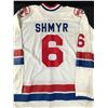 Image 1 : RARE ITEM STAN SHMYR GAME USED WHL ALL STAR GAME JERSEY (SHMYR ESTATE COA)