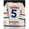 Image 1 : RARE ITEM STAN SHMYR GAME USED WHL ALL STAR GAME JERSEY (SHMYR ESTATE COA)