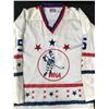 Image 2 : RARE ITEM STAN SHMYR GAME USED WHL ALL STAR GAME JERSEY (SHMYR ESTATE COA)