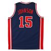 Image 1 : MAGIC JOHNSON SIGNED TEAM USA BASKETBALL JERSEY (BECKETT COA)