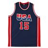 Image 3 : MAGIC JOHNSON SIGNED TEAM USA BASKETBALL JERSEY (BECKETT COA)