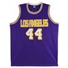 Image 3 : JERRY WEST SIGNED LA LAKERS BASKETBALL JERSEY (BECKETT COA)